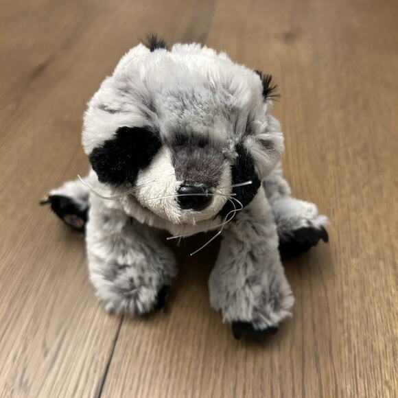 Ganz Webkinz Raccoon HM143 Gray No Code Rare Retired Plush Stuffed Animal - Picture 2 of 12